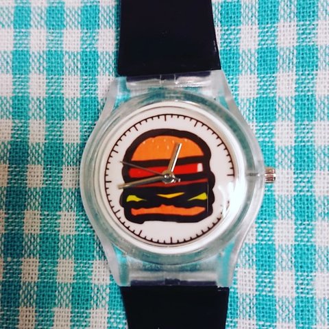 フレッシュトマトのハンバーガー腕時計