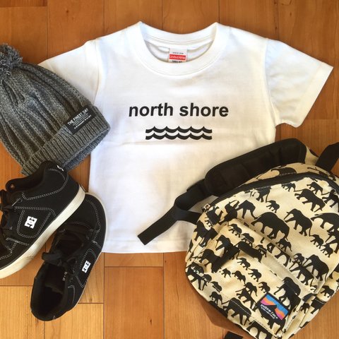 northshoreホワイトtee110