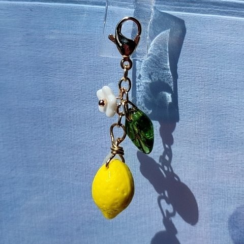 《再販》レモン の マスクチャーム　ビタミンカラー