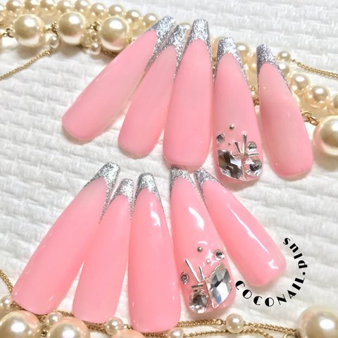 #999【ヌーディPINKのバーチャルフレンチ】