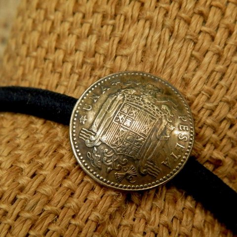 ＃H123 España Coin Hair Elastic