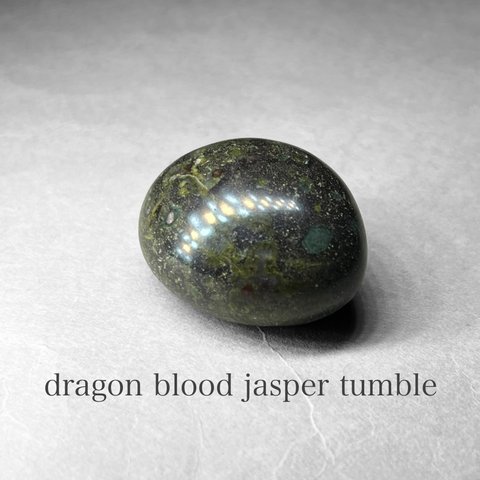 dragon blood jasper tumble / ドラゴンブラッドジャスパータンブル E
