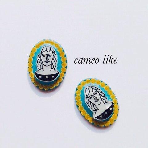 cameo  like ピアス