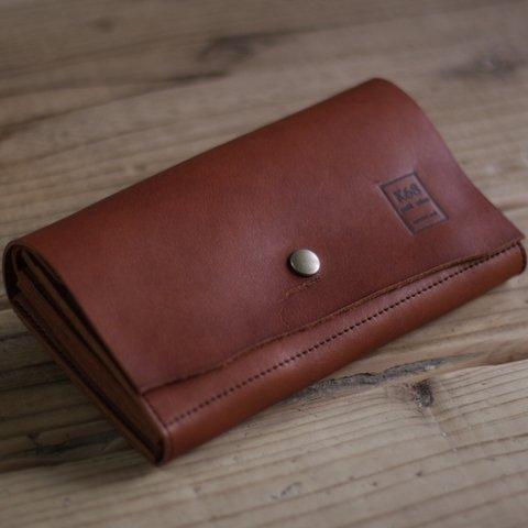 【2/28制作終了】革の長財布 Long WALLET / naturalcut / Brown