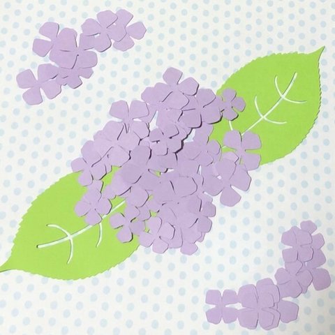 新作☆紫陽花フレーク☆単色（がく無し） 