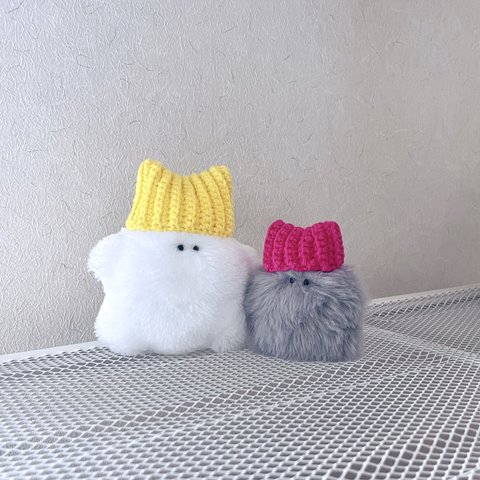 💚受注生産💚 おばけのBUBU,KUKU,MUMU専用 コスチューム【猫耳ぼうし ver】