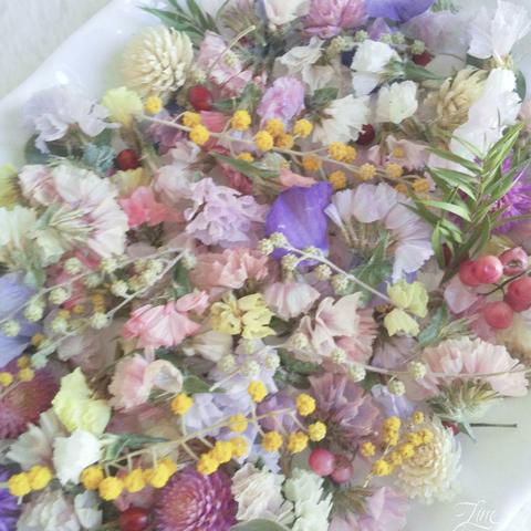 お裾分け花材＊春のお花の小さなかけら＊ 花材詰め合わせ 花材セット ニュアンスカラー スターチス