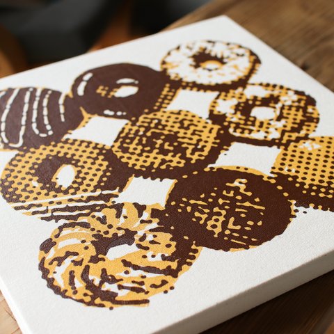 Chocolate Donuts ファブリック/アートパネル