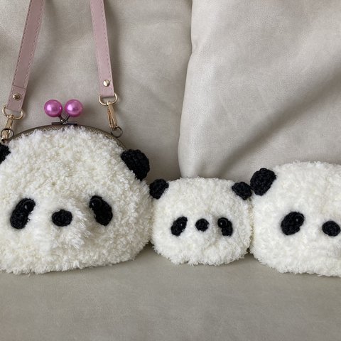 j様オーダー　ふわふわパンダちゃんセット🐼