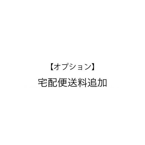 【オプション】宅配便 追加代金