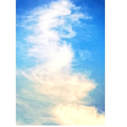 龍雲の写真（昇り龍）（量子波動シート入り）