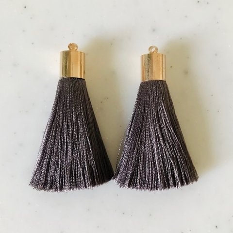 【K】Gold Cap Silk Tassels