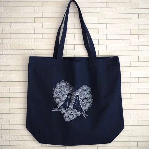 SALE! BIG BAG  オカメインコ- NAVY