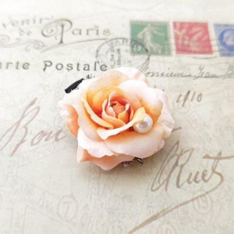 rose clip （apricot）