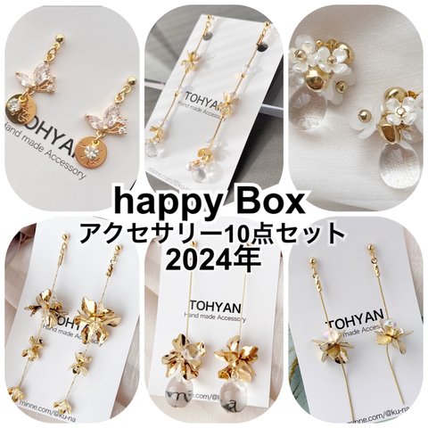 2024年happy Box福袋(福箱)アクセサリー10点セット【送料無料】