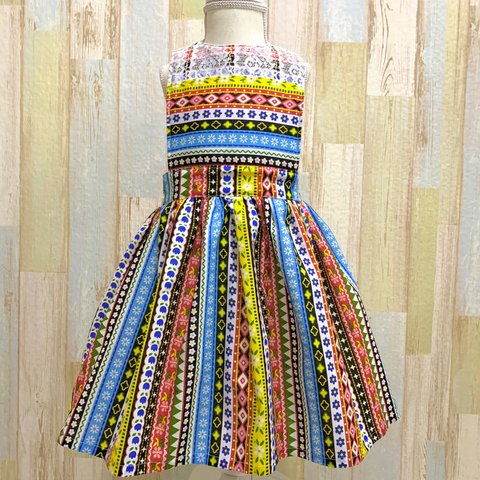 新作！👗お食事エプロン ドレス風👗100cm