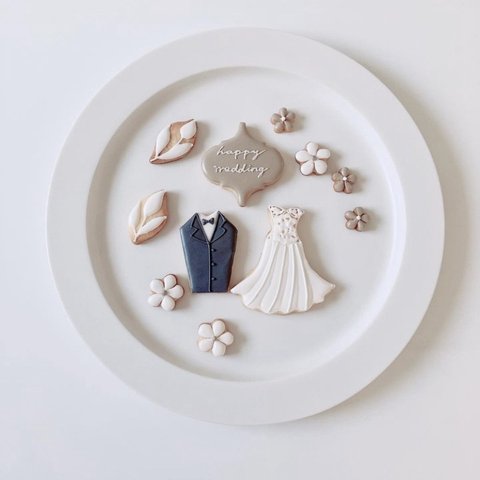 wedding アイシングクッキーセット