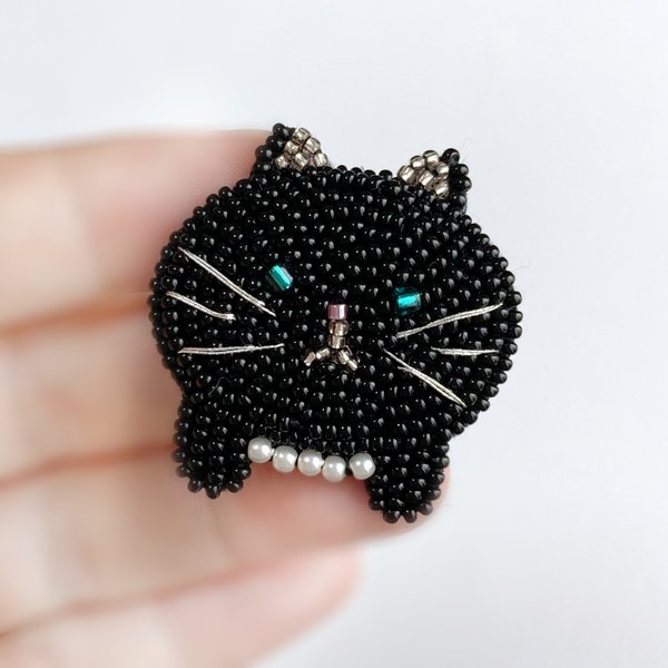 k‘s bear さま黒猫のモヘアのブローチ b12218e83c8fdd3de5a86049a0bf39