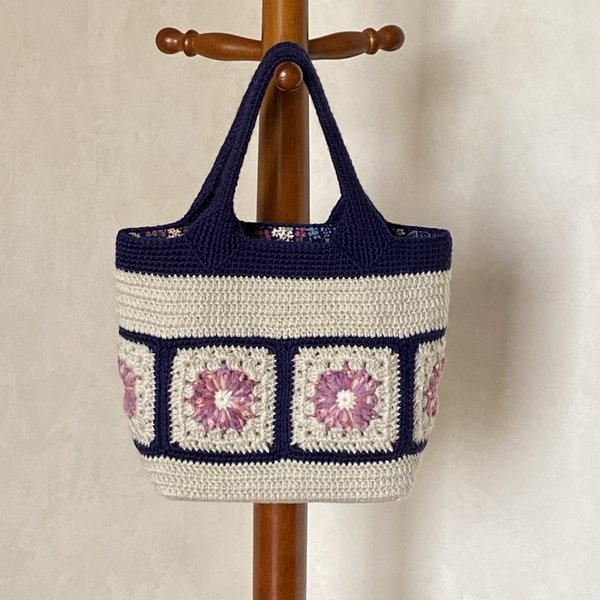 毛糸バッグ 手編み ハンドメイド 通販