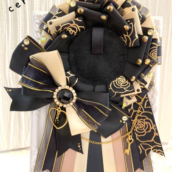 ハンドメイド 痛ロゼット グリーン×ホワイト www.showme.org