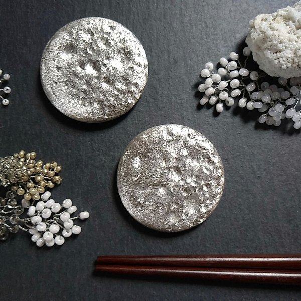 錫合金 満月箸置き 月ノ欠片 研究所 minne 国内最大級のハンドメイド・手作り通販サイト