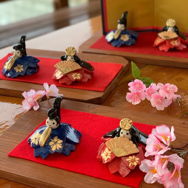 小さな可愛い陶器の雛人形🎎 - YAYOIGAMA'S GALLERY | minne 国内最大