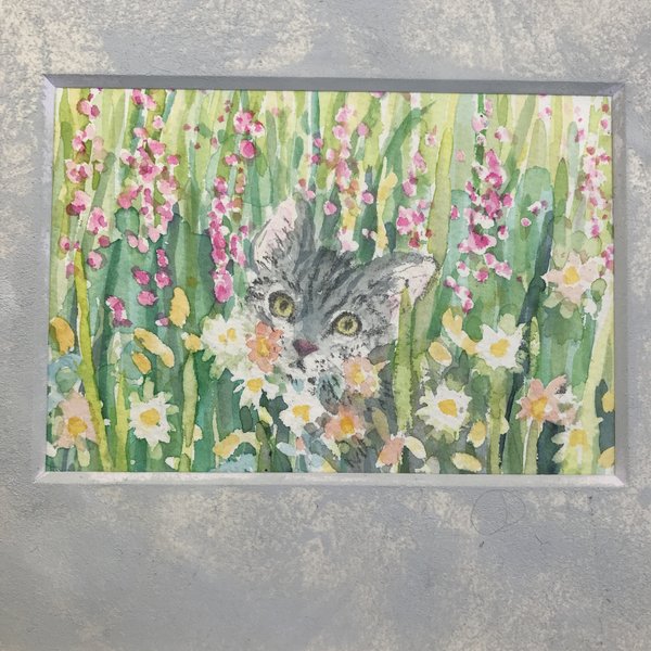 しばさんさま専用(原画)郷愁の季節【A5サイズ/水彩画】絵画 しばさんさま専用(原画)郷愁の季節【A5サイズ/水彩画】絵画