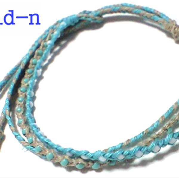 セールSALE%OFF No.3 ヘンプ 麻糸 ミサンガ ハンドメイド メンズ・レディース