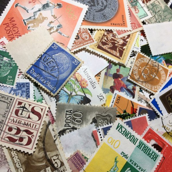 使用済 外国 古い切手 セット