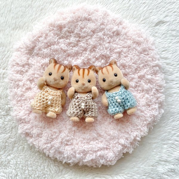 ハンドメイド シルバニアファミリー赤ちゃんロンパース たのし ハンドメイド シルバニアファミリー赤ちゃんロンパース たのし