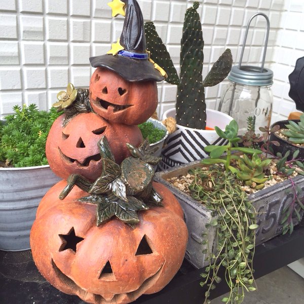 ハロウィン>3段かぼちゃ - 陶芸 | minne 国内最大級のハンドメイド