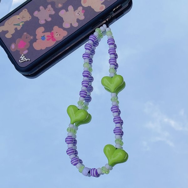 受注⭐︎ iPhone スマホストラップ インポート ビーズストラップ 受注⭐︎ iPhone スマホストラップ インポート ビーズストラップ