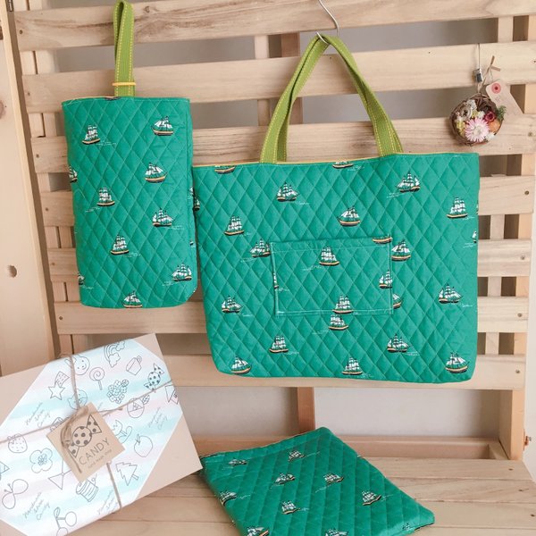 入園・入学セット(オーダーメイド) Candy Atelier minne 国内最大級のハンドメイド・手作り通販サイト レッスンバッグパターン②