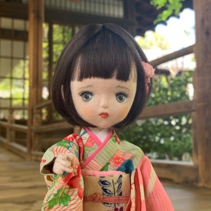 sold うめ 約25cm 創作人形 人形作家 yurimichinobuko梅花 sold うめ 約25cm 創作人形 人形作家 yurimichinobuko梅花