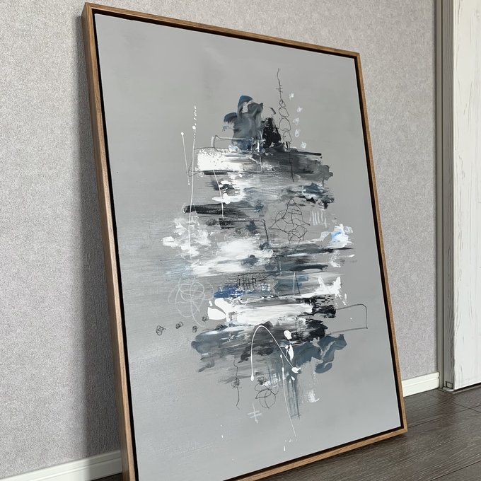 現代アート 50×50㎝ 大きめ モダン アートパネル インテリア 絵画-