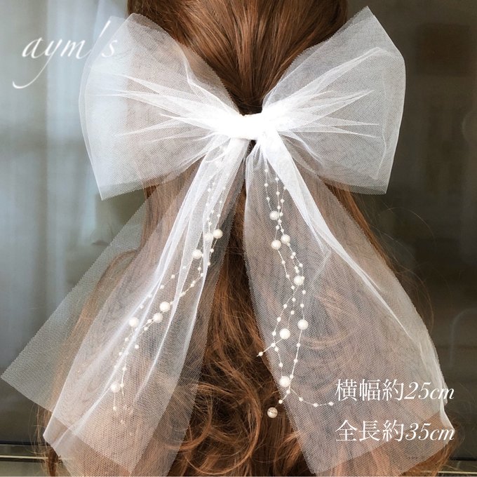 チュールリボン♡ウェディング♡結婚式♡ブライダル♡前撮り チュールリボン♡ウェディング♡結婚式♡ブライダル♡前撮り