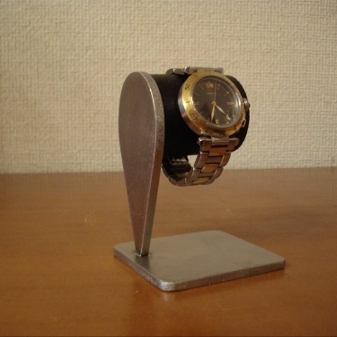 時計収納 ブラック1本掛け腕時計スタンド - AK-DESIGN'S GALLERY 当店は受注制作です | minne  国内最大級のハンドメイド・手作り通販サイト