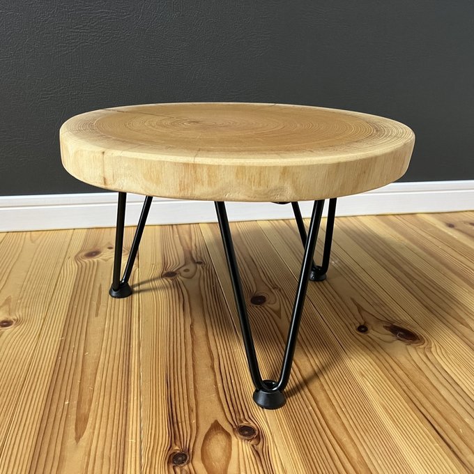ケヤキ 欅 輪切り 一枚板 ローテーブル サイドテーブル ちゃぶ台 テーブル - Solid Wood | minne 国内最大級のハンドメイド ・手作り通販サイト