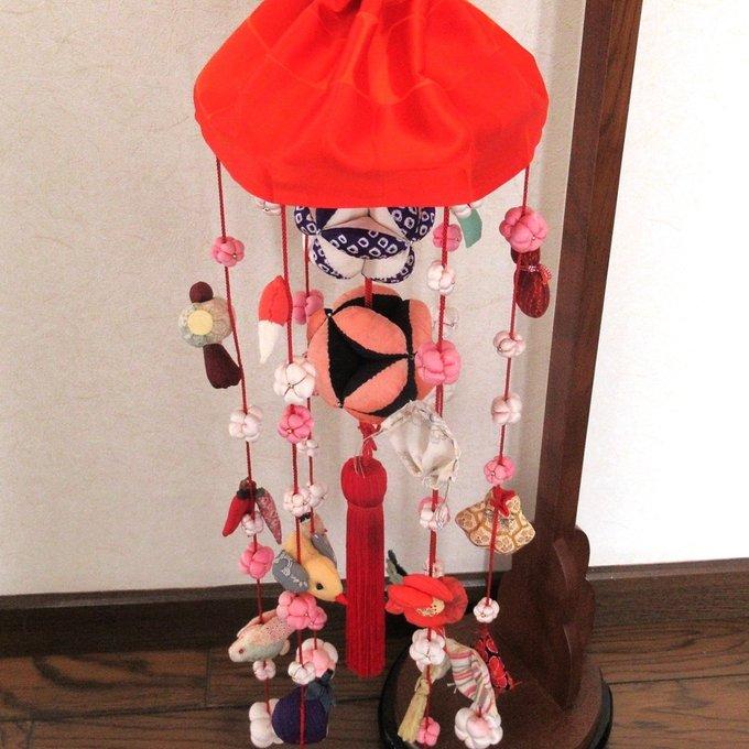愛情と願いを込めた七宝まりの吊るし飾り*吊るし飾り*ひな祭り 愛情と願いを込めた七宝まりの吊るし飾り*吊るし飾り*ひな祭り