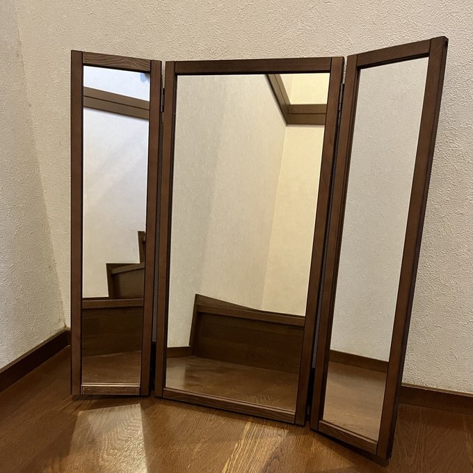 日本製】三面鏡 鏡台 ドレッサー アンティーク - snaturalwood 日本製】三面鏡 鏡台 ドレッサー アンティーク - snaturalwood