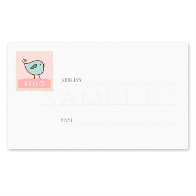 宛名シール 小鳥の切手 ３０枚セット＊ annie's gallery* minne 国内最大級のハンドメイド・手作り通販サイト
