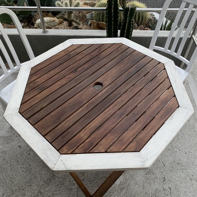 ≪再値下げ≫ 折りたたみ式木製テーブル ヴィンテージスタイル