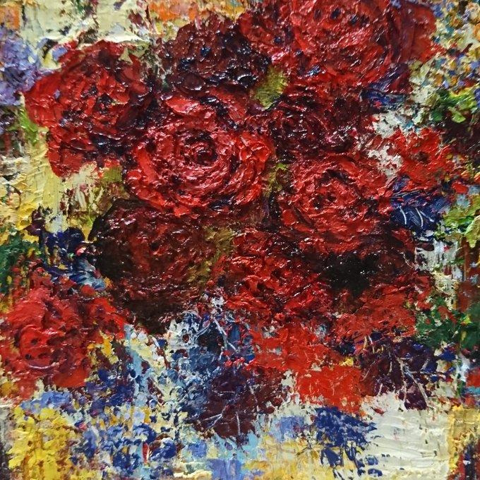 油絵 絵画 薔薇 - HR | minne 国内最大級のハンドメイド 油絵 絵画 薔薇 - HR | minne 国内最大級のハンドメイド