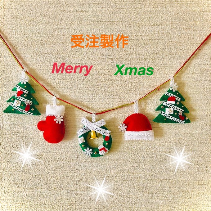 白いレースのクリスマスガーランド - SYZU12'S GALLERY | minne 白いレースのクリスマスガーランド - SYZU12'S GALLERY | minne