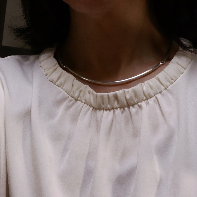 究極のメンズなめらかシルバーチョーカーネックレス✨ - and 究極のメンズなめらかシルバーチョーカーネックレス✨ - and