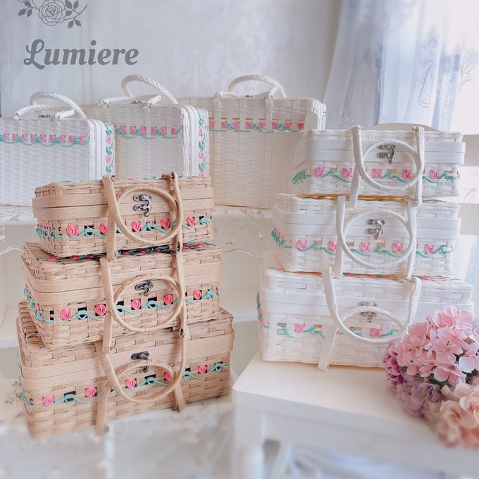 Panier de coffre ajoure〜パニエ・ド・コフレ・アジュール Panier de coffre ajoure〜パニエ・ド・コフレ・アジュール