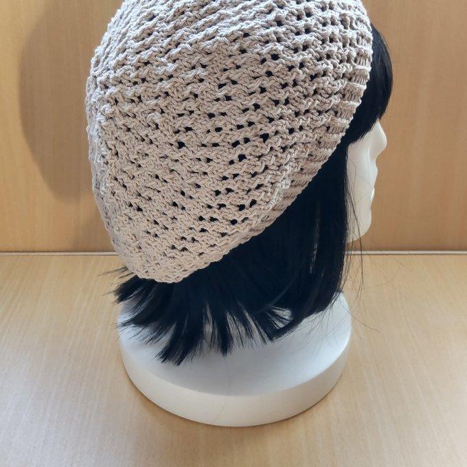 ◎受注製作 手編み帽子 春夏用手編みベレー帽 - wind | minne ◎受注製作 手編み帽子 春夏用手編みベレー帽 - wind | minne