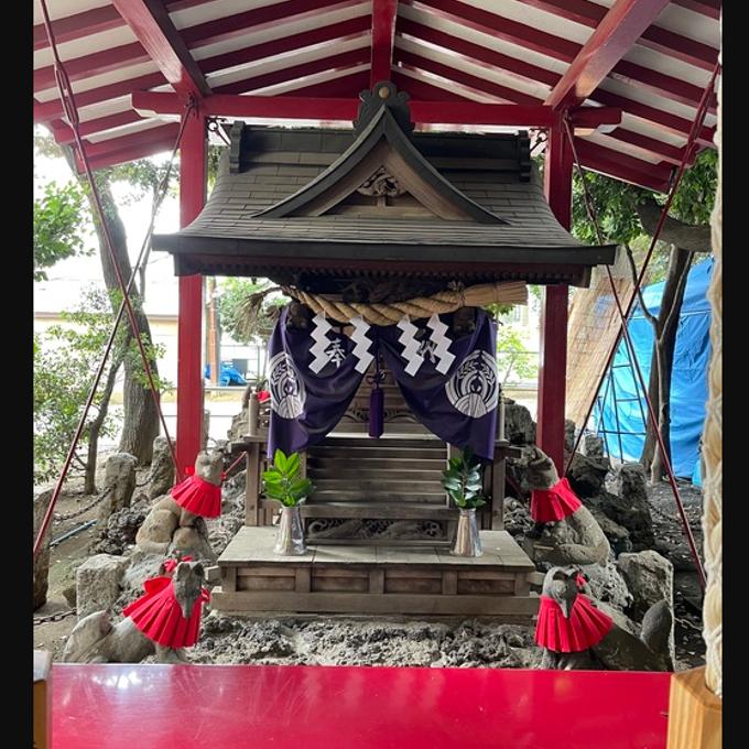 稲荷神社（狛狐）の前掛け・お地蔵様の前掛け - お地蔵様の帽子