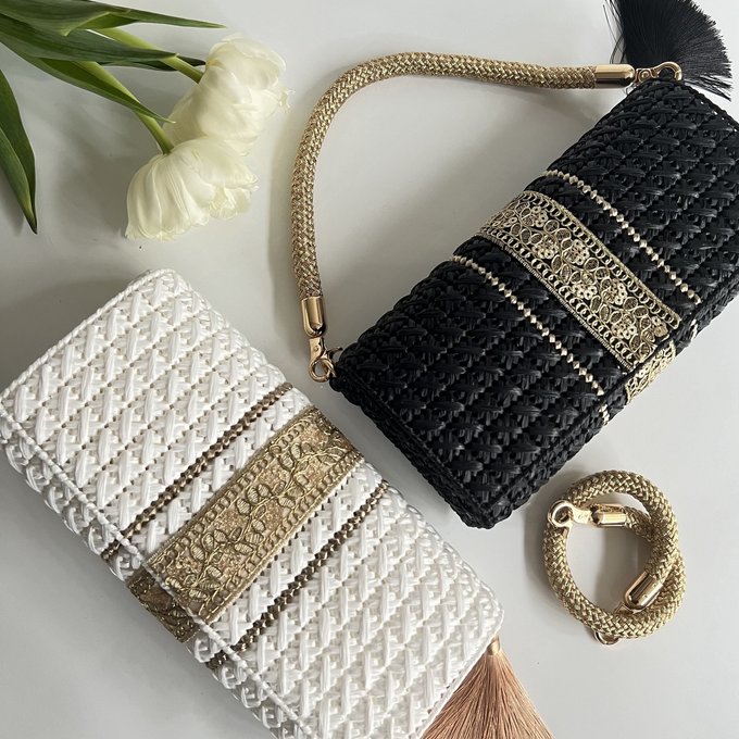 和装小物インド刺繍クラッチバッグポシェット着物 - necome 和装小物インド刺繍クラッチバッグポシェット着物 - necome