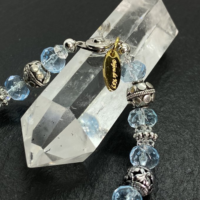 宝石質 ブルートパーズ ブレスレット B0522-01 トパーズ - Kay 宝石質 ブルートパーズ ブレスレット B0522-01 トパーズ - Kay